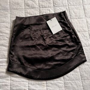 Deluc Elegant Black Mini Skirt